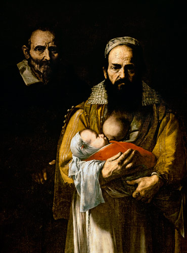 The Bearded Woman Breastfeeding od José (auch Jusepe) de Ribera