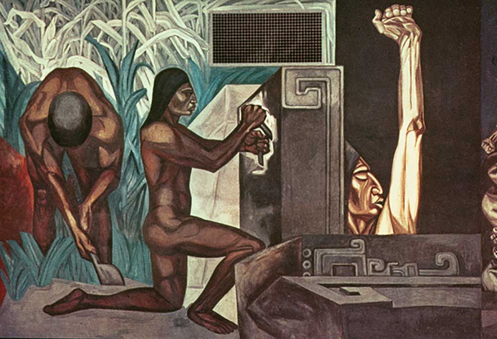Pre-Columbian Golden Age, from The Epic of American Civilization, 1932-34 od José Clemente Orozco
