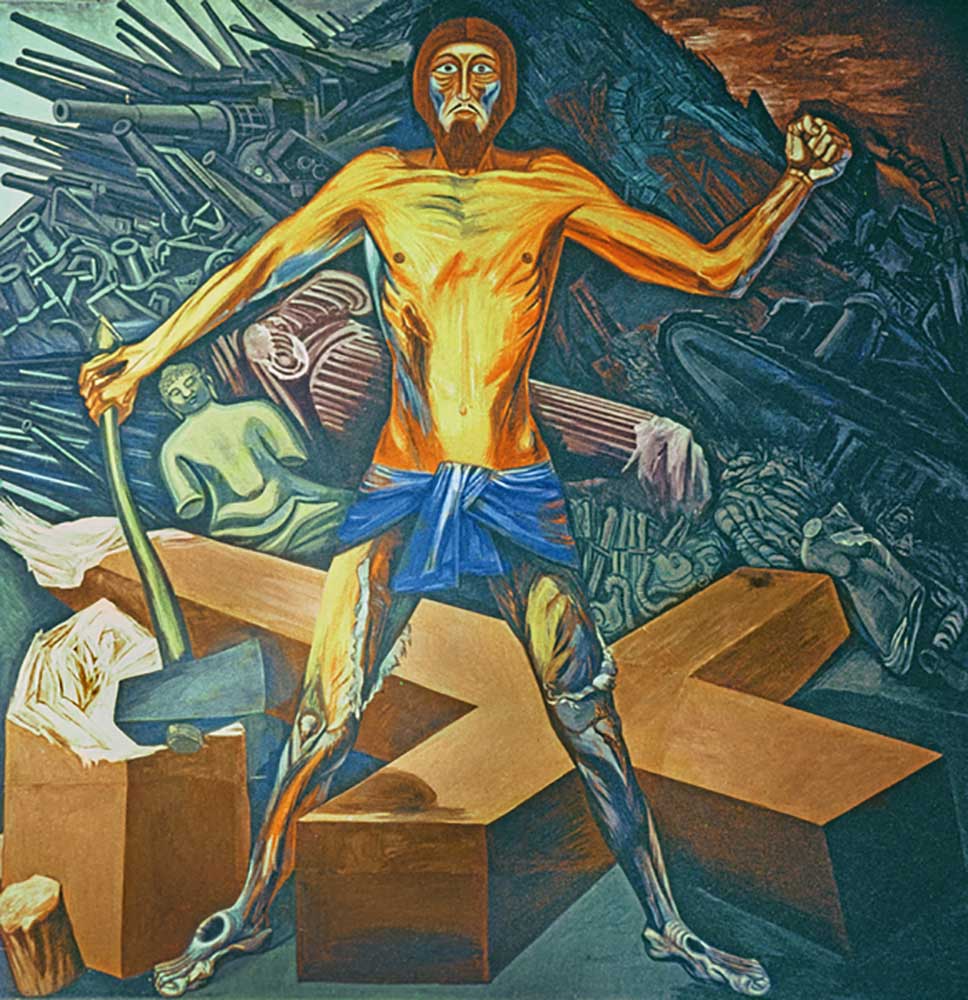 Modern Migration of the Spirit, from The Epic of American Civilization, 1932-34 od José Clemente Orozco