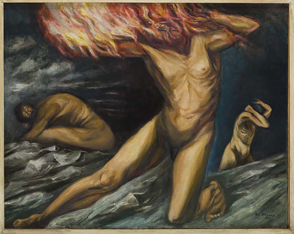 Prometheus od José Clemente Orozco