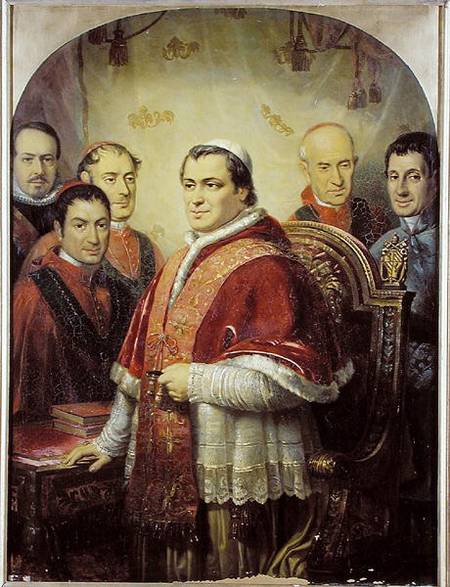 Pope Pius IX (1792-1878) od Jose Galofre Y Coma
