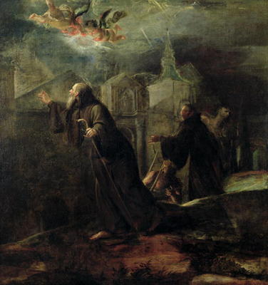 The Vision of St. Francis of Paola od Jose Jimenez Donoso