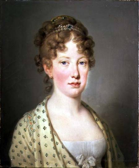 Archduchess Leopoldina of Austria od Josef Kreutzinger