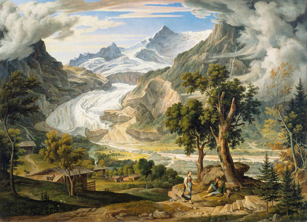 The Grindelwaldgletscher od Joseph Anton Koch