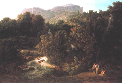 Mountains landscape od Joseph Anton Koch