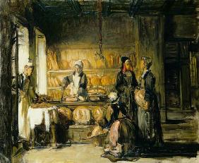 Interior of a Breton Boulangerie, c.1906 (oil on canvas)