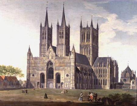 Lincoln Cathedral from the West od Joseph Baker