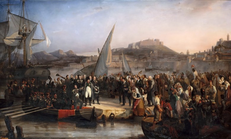 Napoleon leaving the island of Elba on February 26, 1815 od Joseph Beaume
