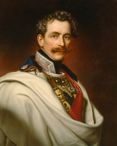 Portrait of the prince Karl of Bavaria (1797-1875) od Joseph Bernhardt