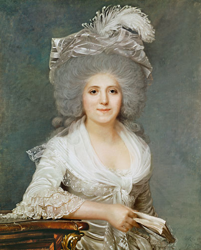 Portrait of Madame Jeanne-Louise-Henriette Campan (1752-1822) od Joseph Boze