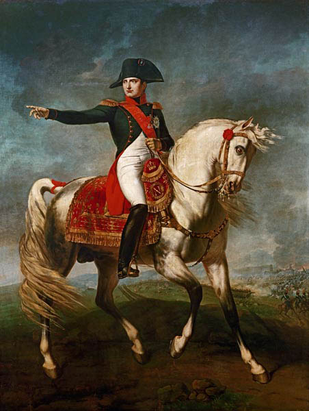 Equestrian Portrait of Napoleon I (1769-1821) od Joseph Chabord