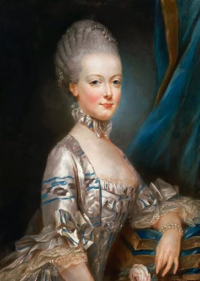 Portrait of Archduchess Maria Antonia of Austria (1755-1793), the later Queen Marie Antoinette of Fr