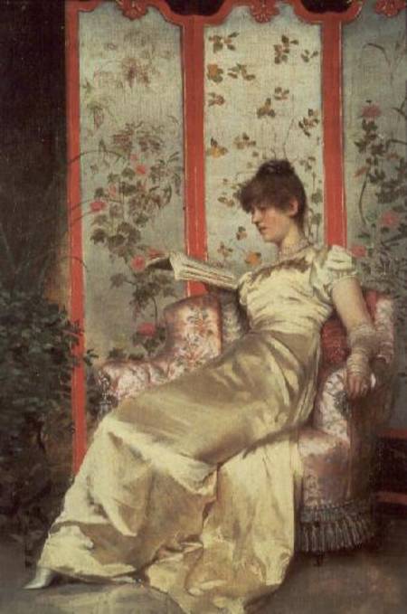 Lady Reading od Joseph Frederick Charles Soulacroix