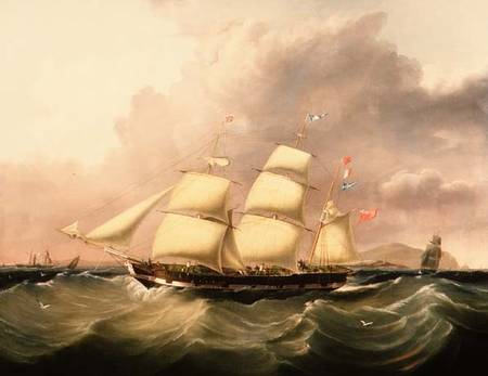 The Barque 'St. Mary' Calling for a Pilot off the Skerries, Anglesey od Joseph Heard