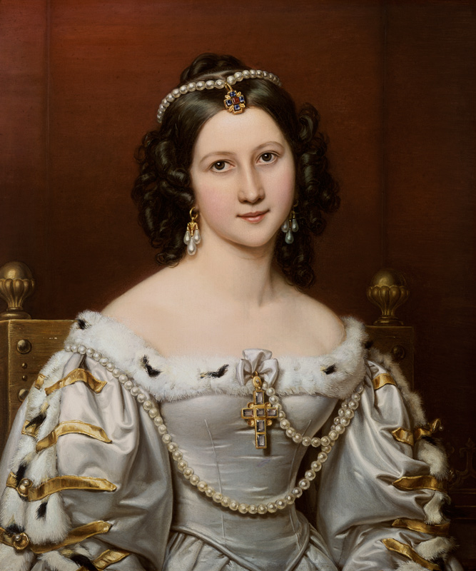 Charlotte of Owen, geb.von groves Schönheitengalerie king Ludwigs I. of Bavaria od Joseph Karl Stieler