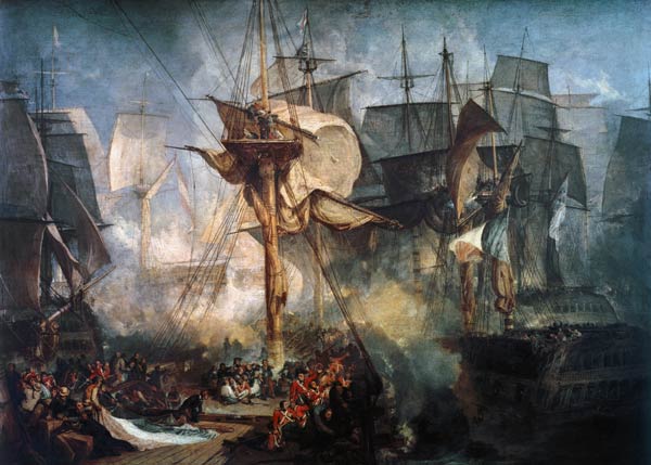 Battle of Trafalgar od William Turner