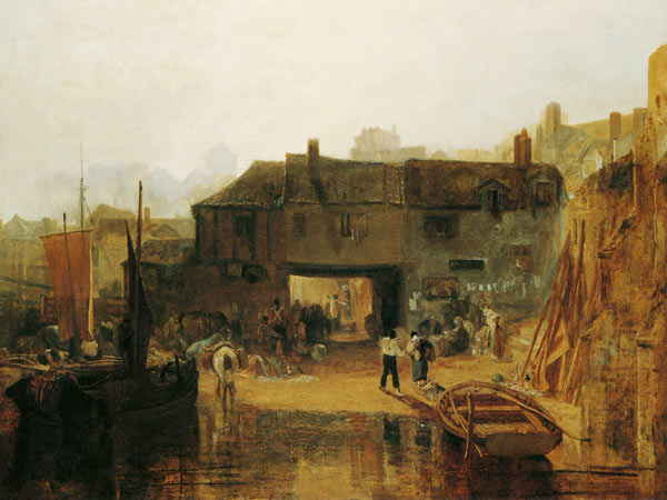 Saltash with the river ferry od William Turner