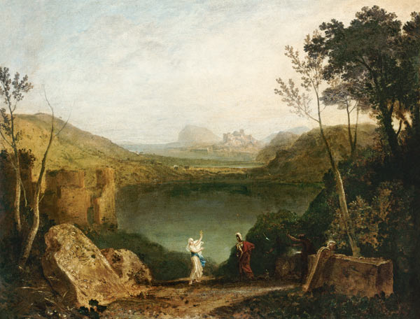 Aeneas and the Sibyl, Lake Avernus od William Turner
