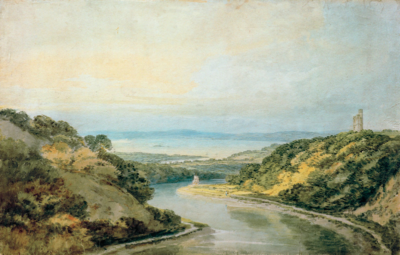 W.Turner / Avon Gorge / Watercolour od William Turner