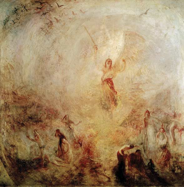 The angel in front of the sun od William Turner