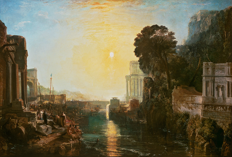 Dido building Carthage, or The Rise of Carthaginian Empire od William Turner