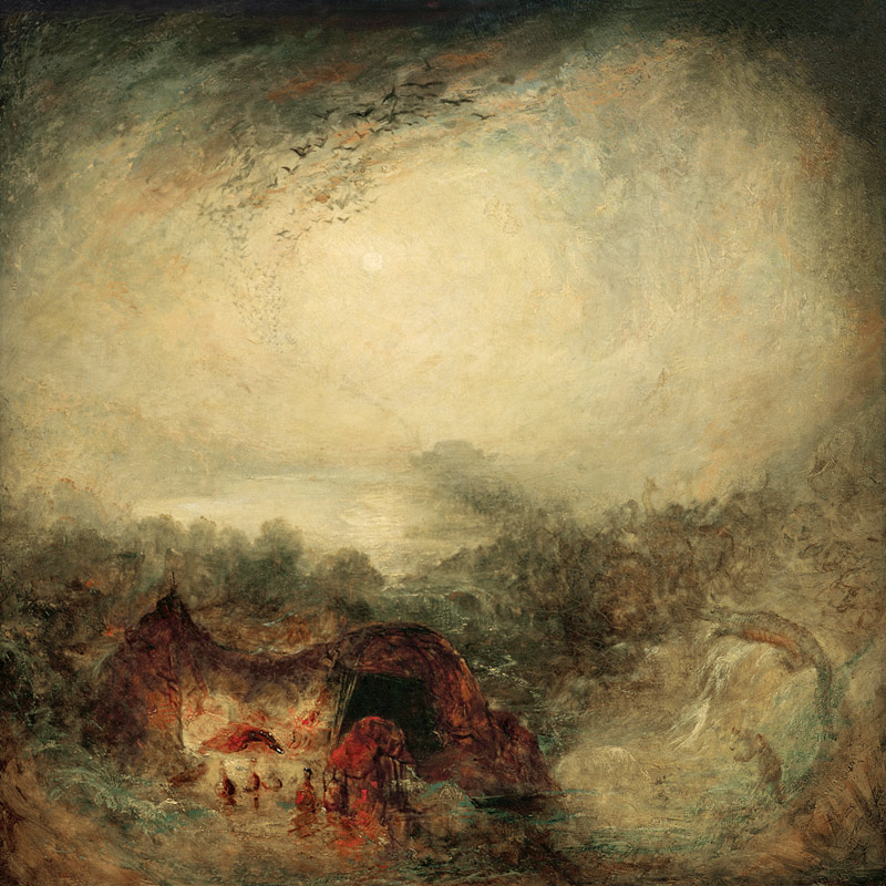 W.Turner / Evening of the Deluge / 1843 od William Turner