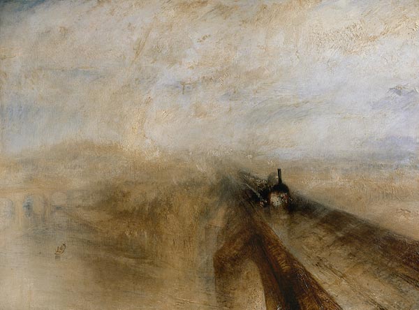 Rain Steam and Speed, The Great Western Railway, painted before 1844 od William Turner