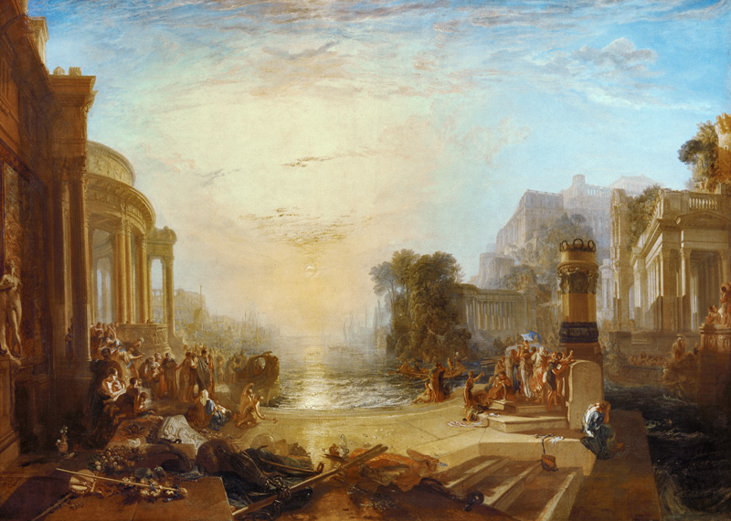 Untergang Karthagos / Gemälde v.W.Turner od William Turner