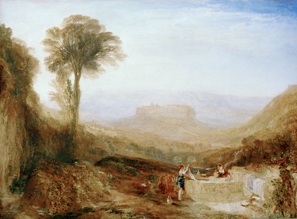 W.Turner, Ansicht von Orvieto od William Turner