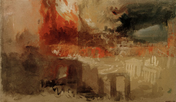 W.Turner / The Burning of Rome od William Turner