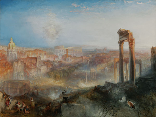 The modern Rome od William Turner