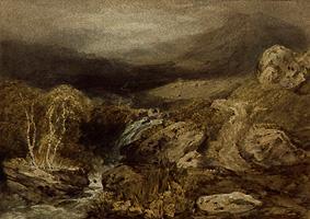 River (Coniston) being in flood od William Turner