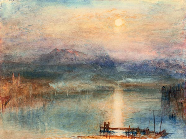 W. Turner, Lake Lucerne / 1841/44 od William Turner