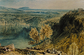 The Nemi lake od William Turner