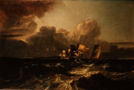 Ships Bearing up for Anchorage ('The Egremont Sea Piece') od William Turner