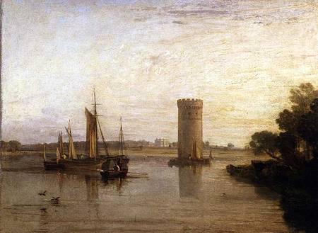 Tabley, the Seat of Sir J.F. Leicester, Bart.: Calm Morning od William Turner