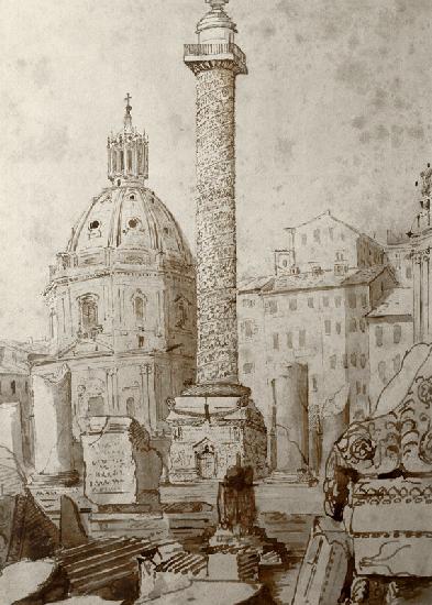 Rome / Trajan s Column / Turner / 1835