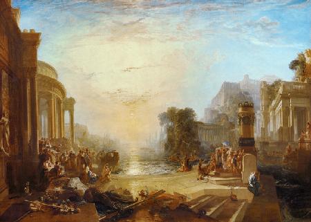 Untergang Karthagos / Gemälde v.W.Turner