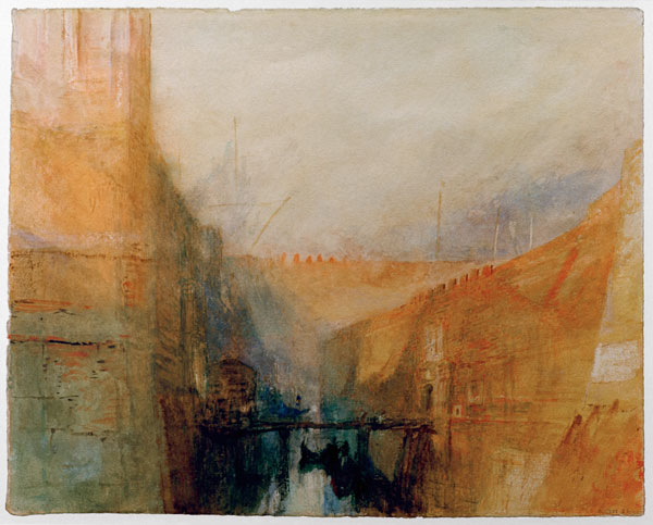 W.Turner, Venice, The Arsenal od William Turner