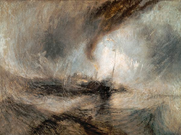 Snowstorm on the sea od William Turner