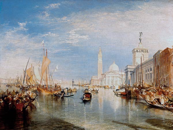 Venice, Dogana and S.Giorgio Maggiore od William Turner