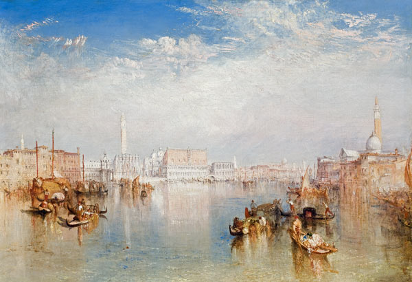 View of Venice: The Ducal Palace, Dogana and Part of San Giorgio od William Turner