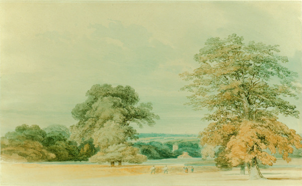 W.Turner / Landscape in Kent / c.1796 od William Turner