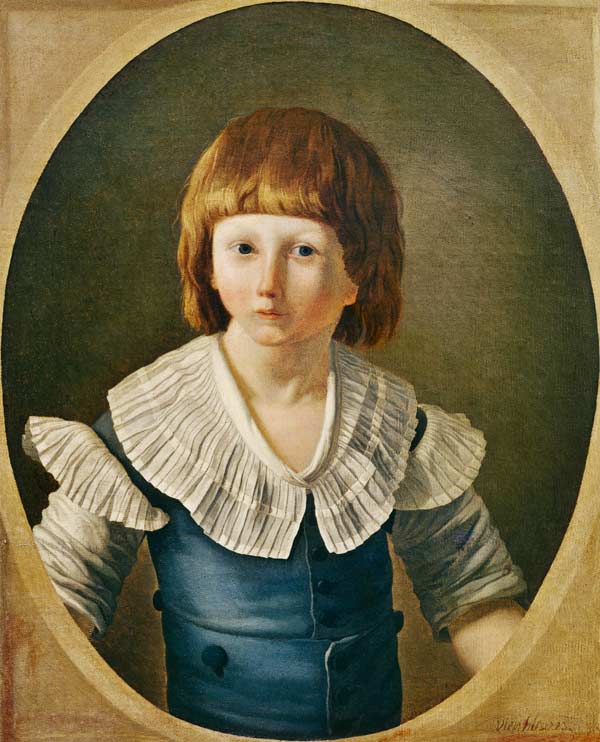 Louis XVII (1785-95) aged 8, at the Temple od Joseph-Marie the Younger Vien