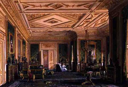 The Green Drawing Room at Windsor od Joseph Nash