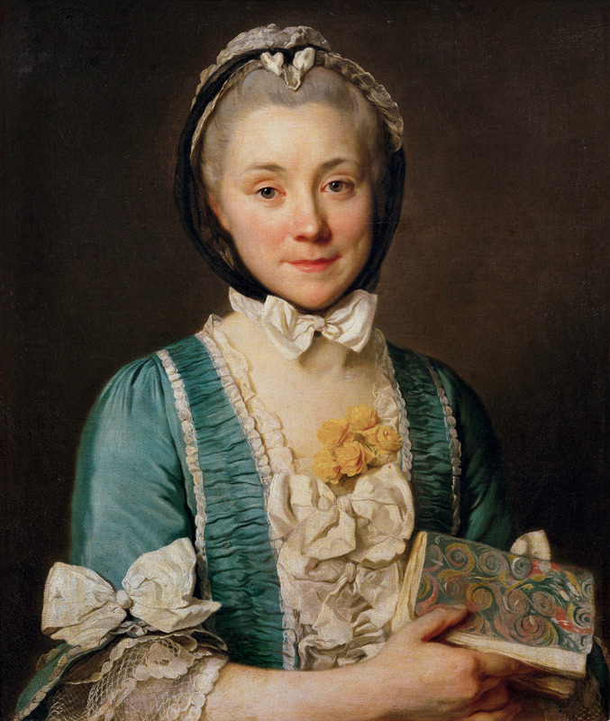 Madame Lenoir, mère d'Alexandre Lenoir, fondateur du Musée des Monuments français od Joseph Siffred Duplessis