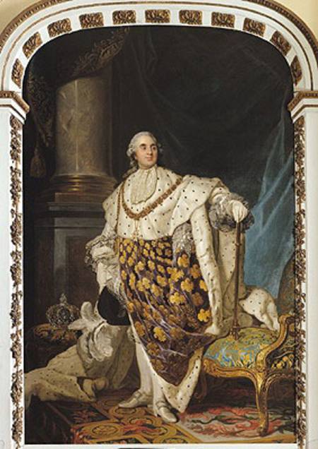 Louis XVI (1754-93) in Coronation Robes od Joseph Siffred Duplessis