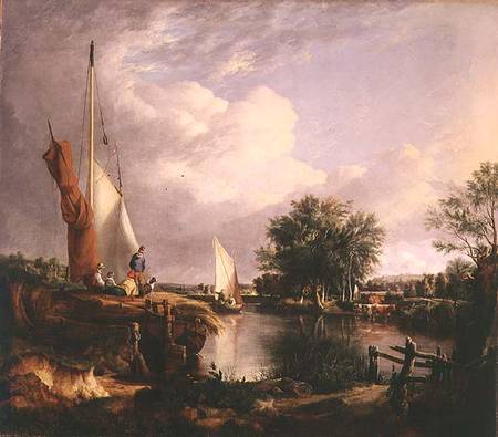 The River at Thorpe od Joseph Stannard