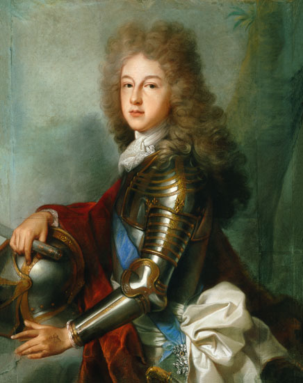 Portrait of Philipp of France (since 1700 as a Philipp V. king of Spain) od Joseph Vivien