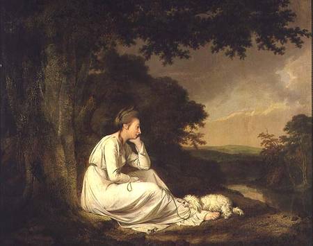 Maria, from Sterne's "A Sentimental Journey" od Joseph Wright of Derby